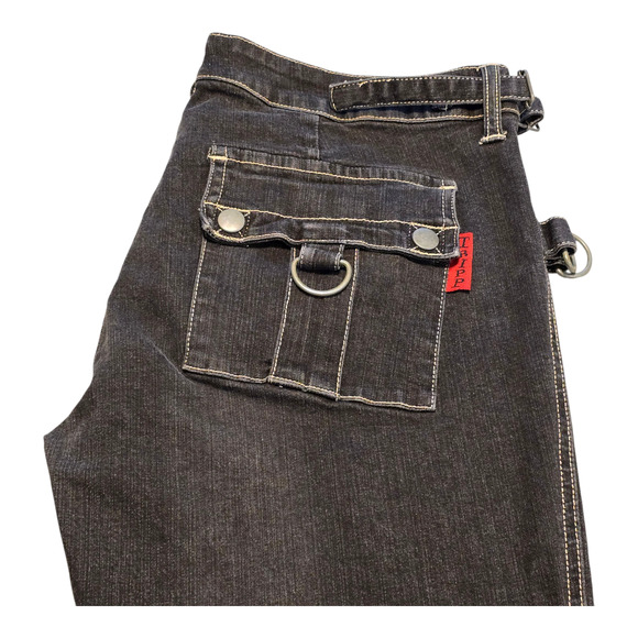Tripp NYC VTG Jeans Womems Faded Black Size 11 Goth Punk Cybergoth Grunge Y2K - Picture 9 of 13